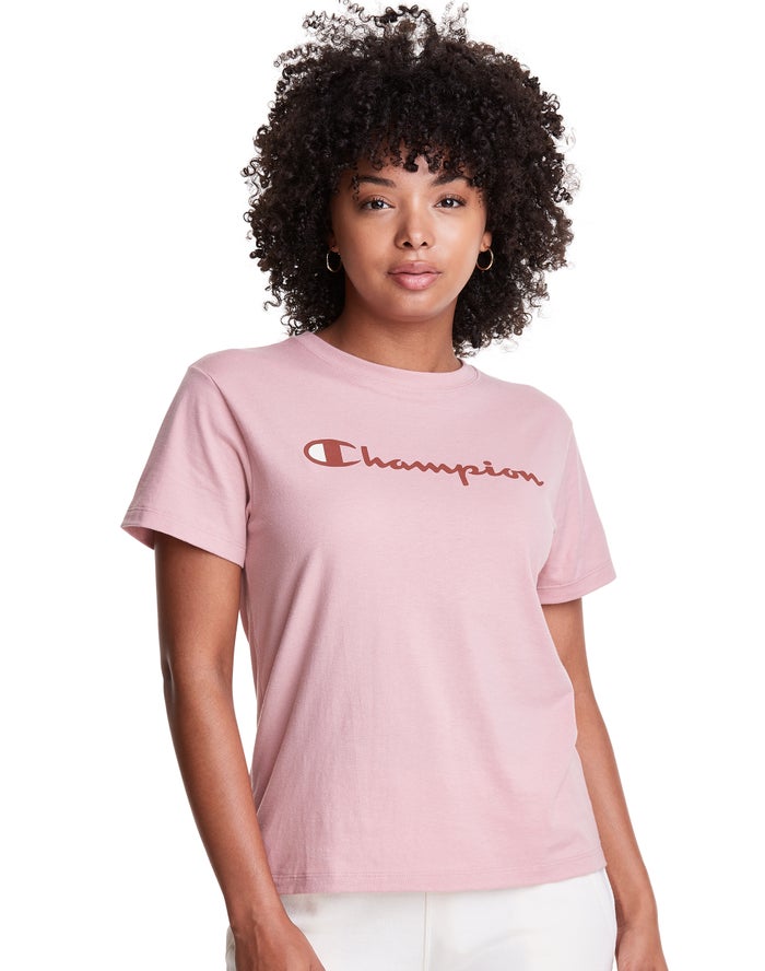 Champion Classic T-Shirt Dames - Beige - Belgie 4362SEVDO